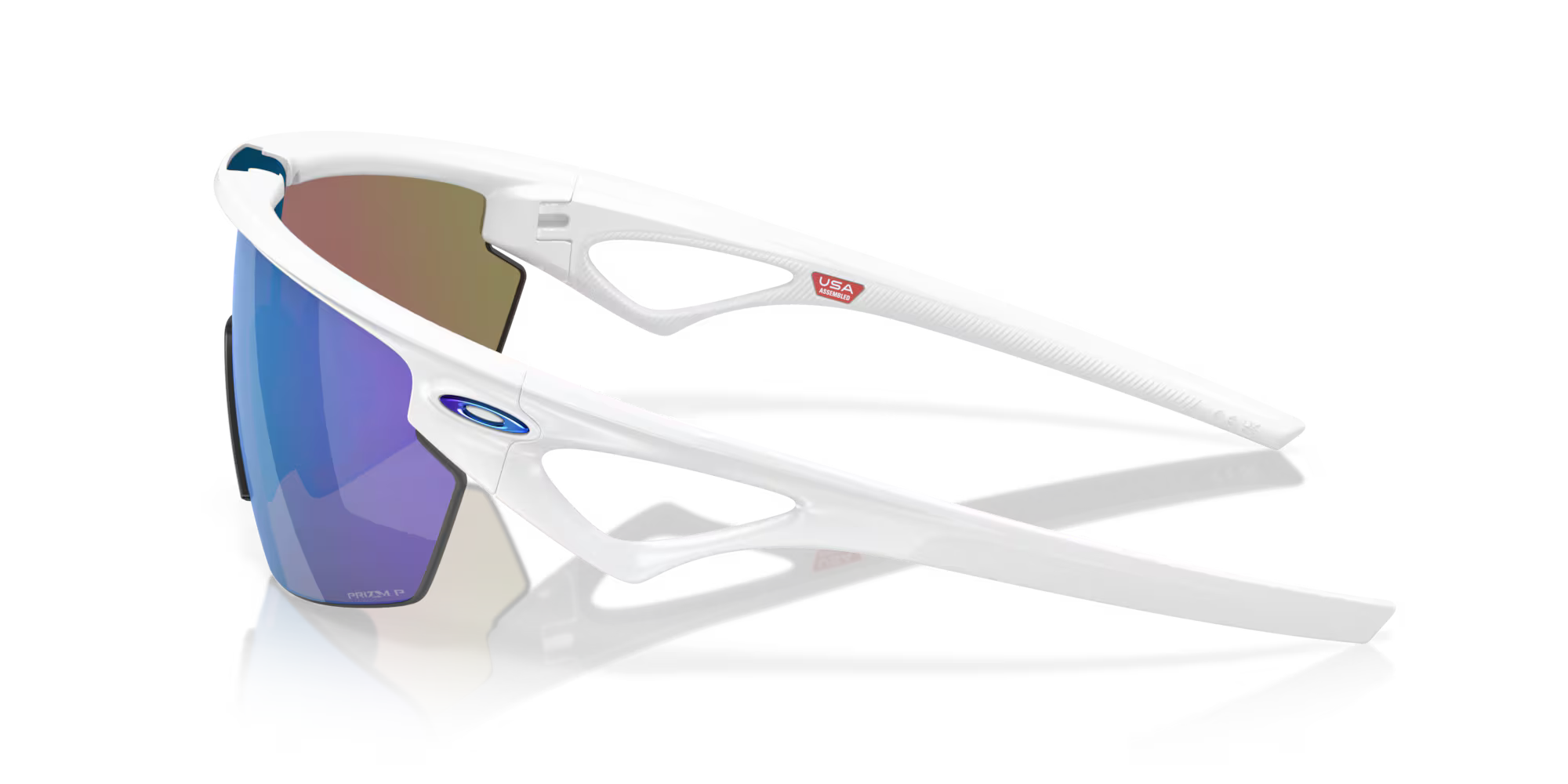 Oakley 0009403 sapphire prizm polarized matte white Sunglasses - Only prepaid orders
