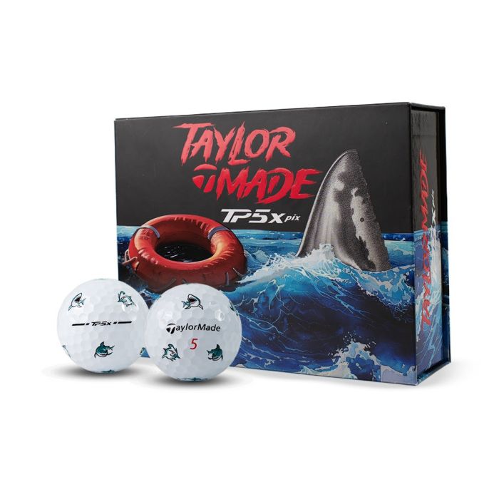 Taylormade TP5x Pix Sharks Golf Balls