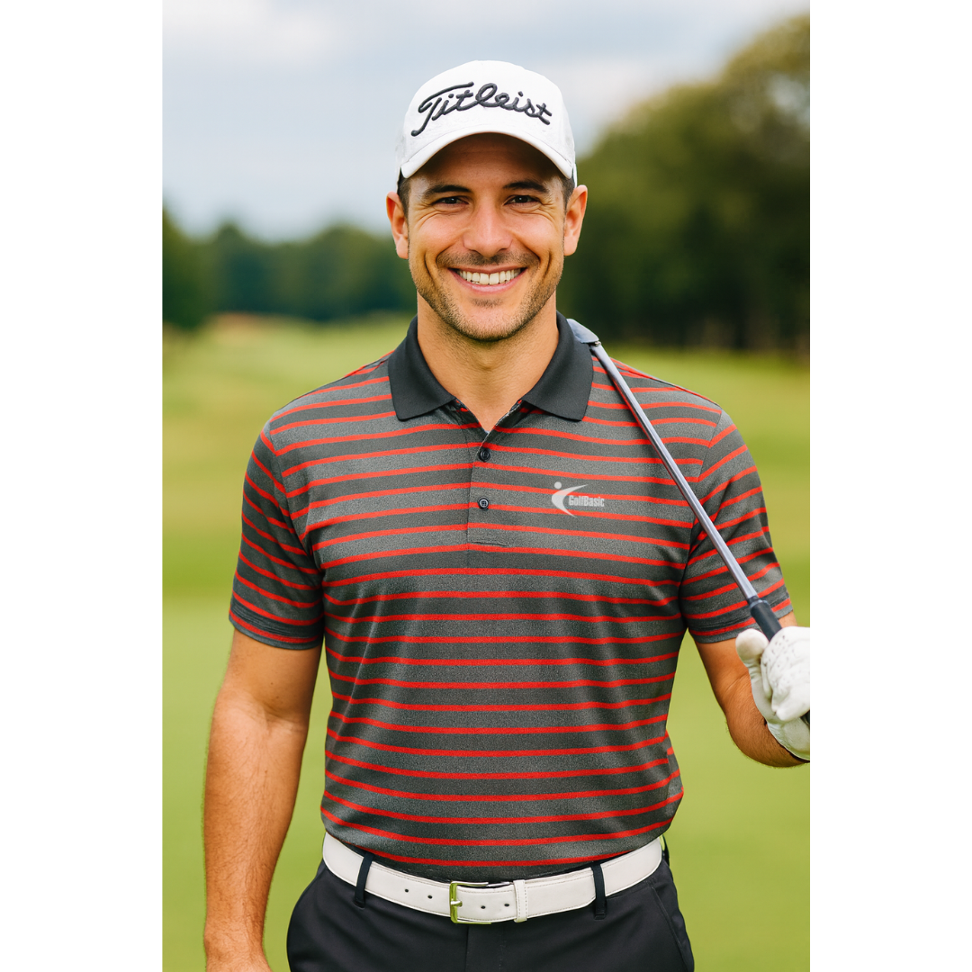 GolfBasic Dryfit Stripes T-shirt