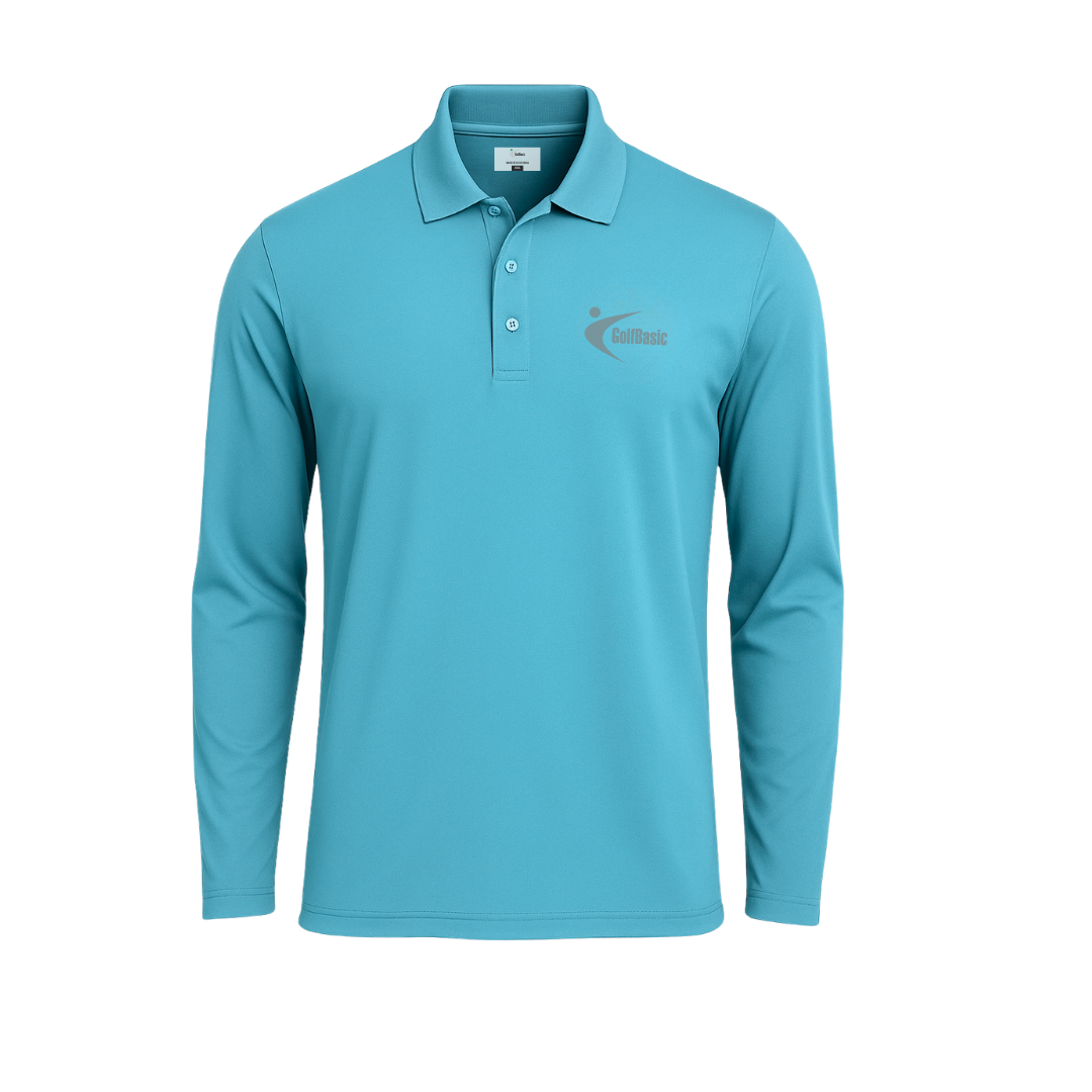 GolfBasic Men's Long Sleeves Polo T Shirt (Indian Size)