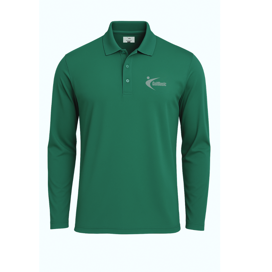 GolfBasic Men's Long Sleeves Polo T Shirt (Indian Size)