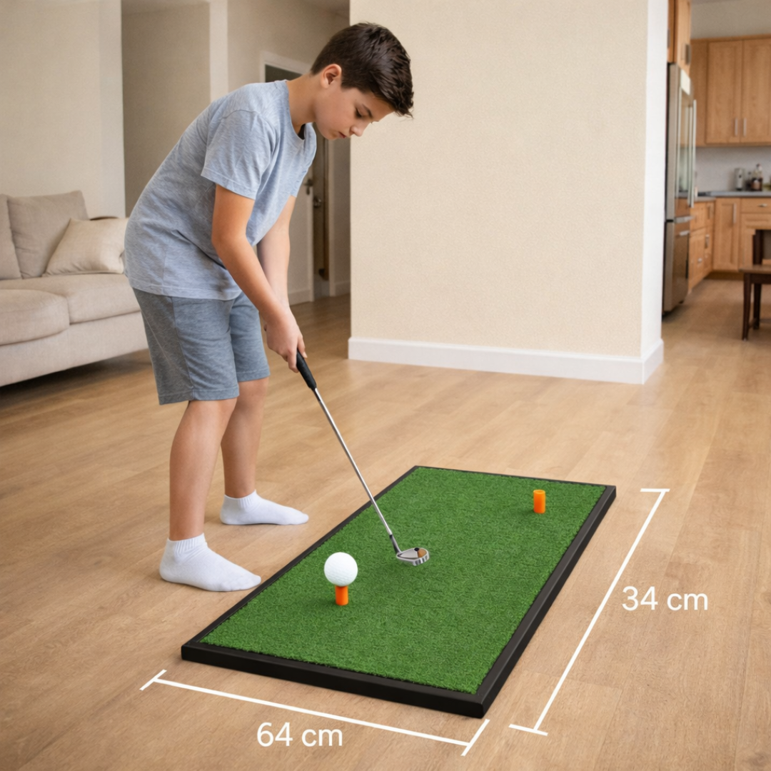 GolfBasic Golf Turf Practice Single Grass Mat