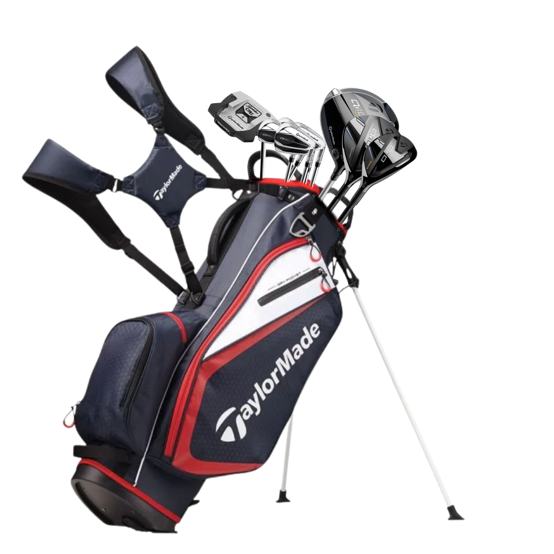 Taylormade Qi10 Graphite Golf Set - Right Hand - 11 Clubs + Bag