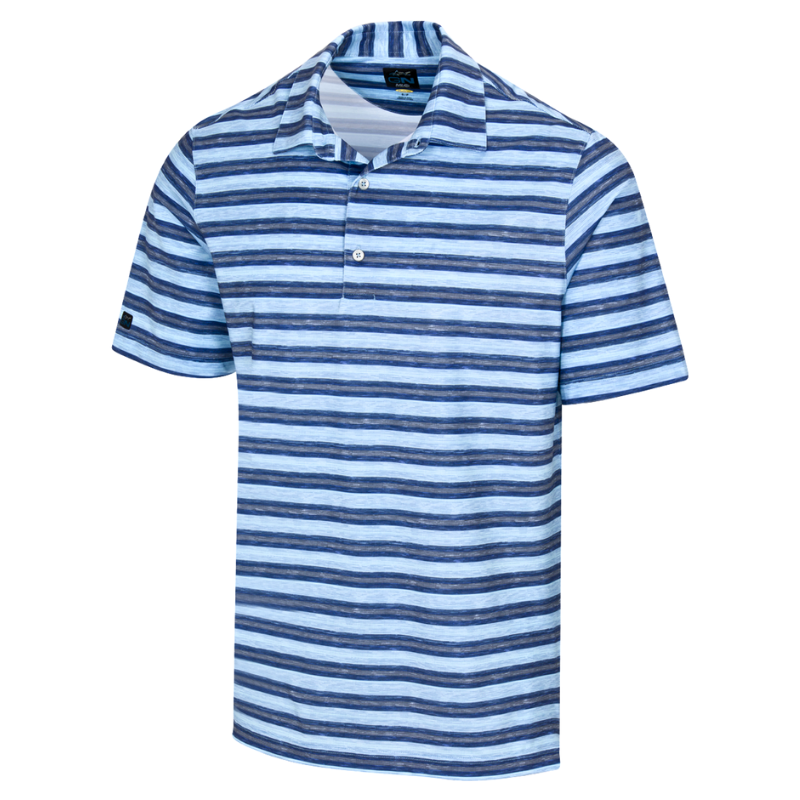 Greg Norman Men's Reflect Stripes Polo T-Shirt (US Size)