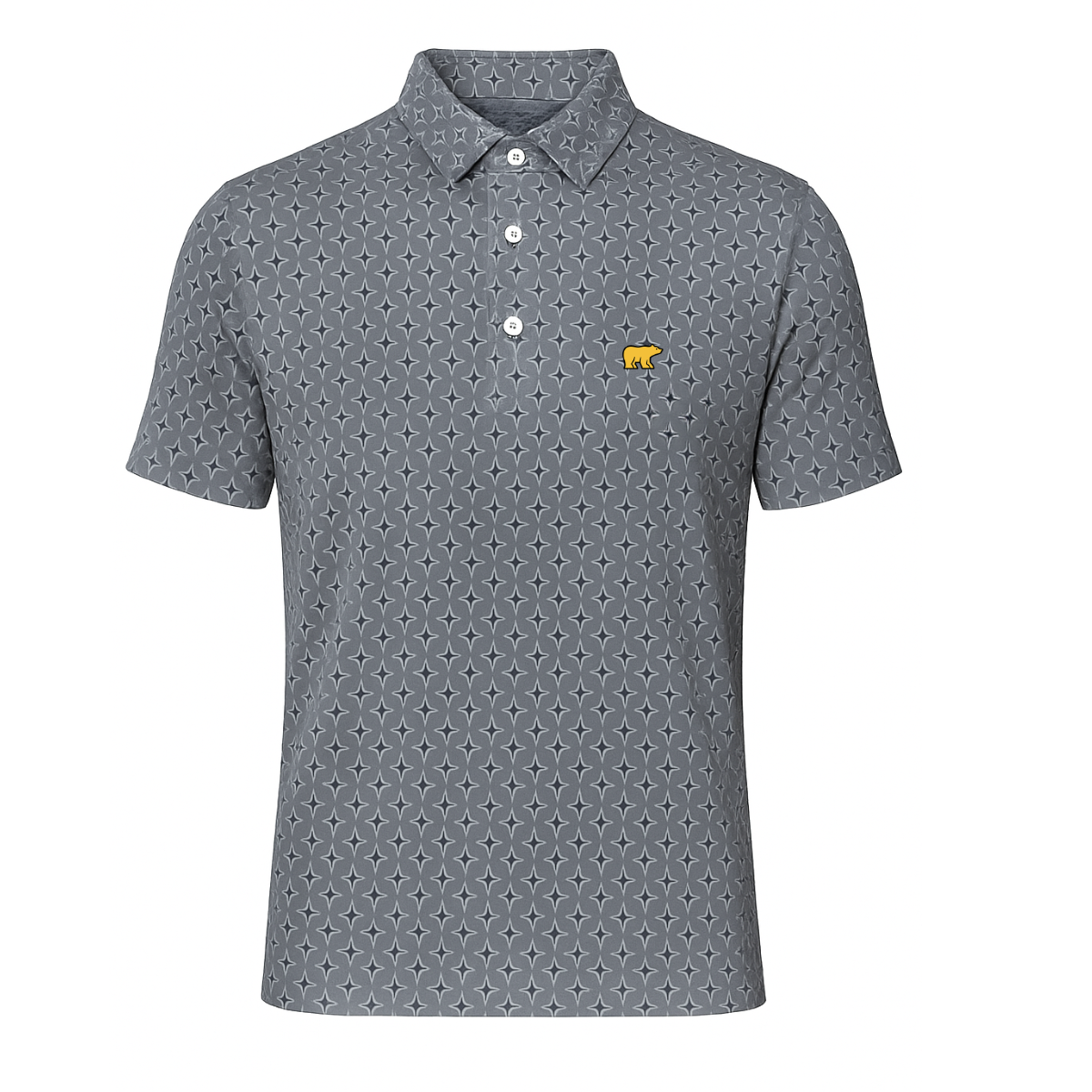Jack Nicklaus Men's Diamond Black Golf Polo T-Shirt
