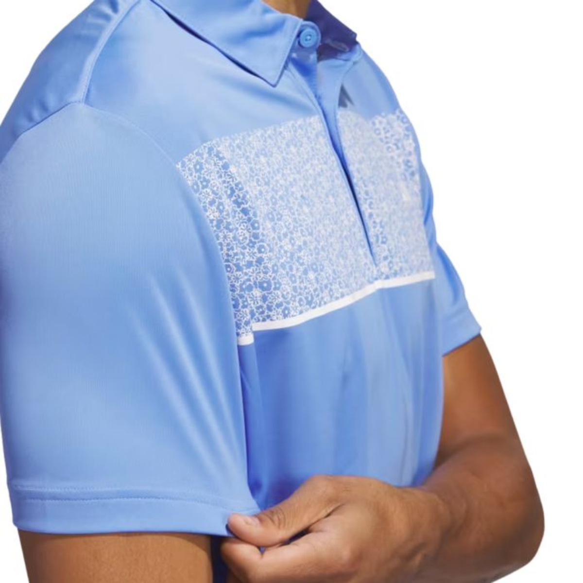 Adidas Men’s Chest Print Polo T-Shirt -(US Size)