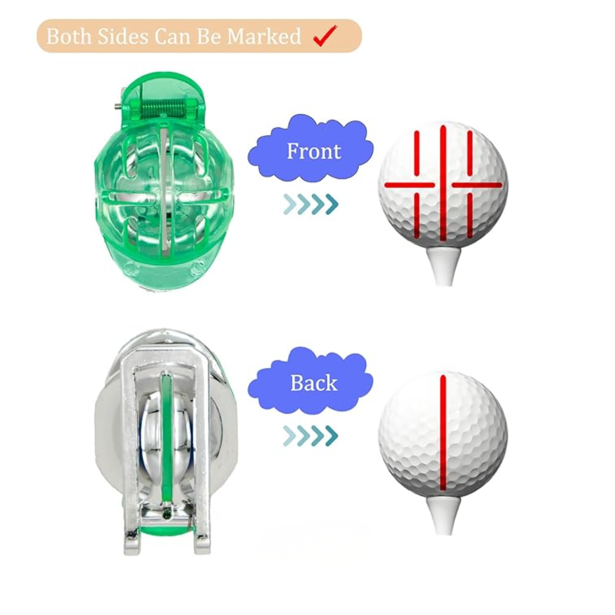 Caiton Golf Ball Liner Marker