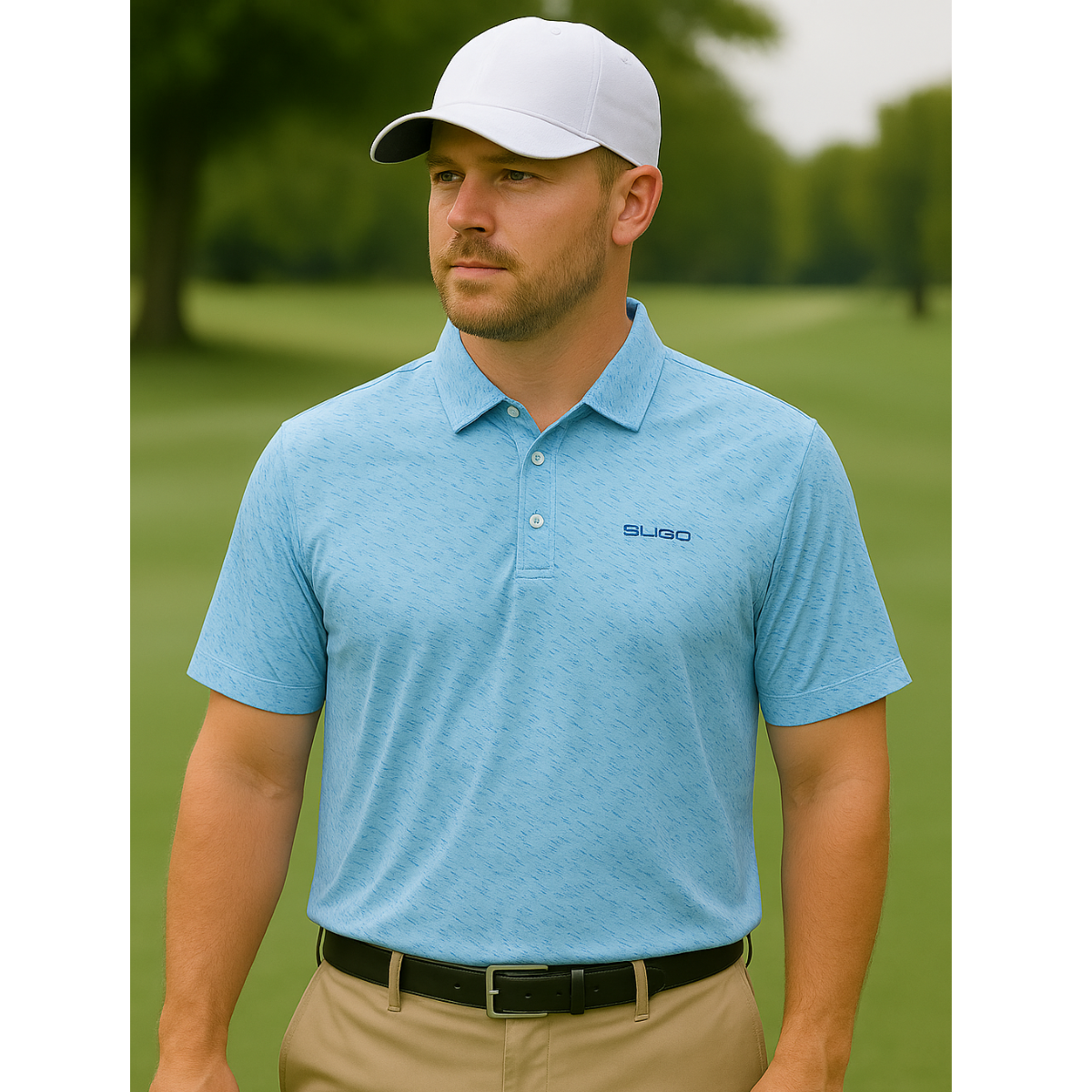 Sligo Men's Blush Breeze Polo T-shirt (Indian Size)