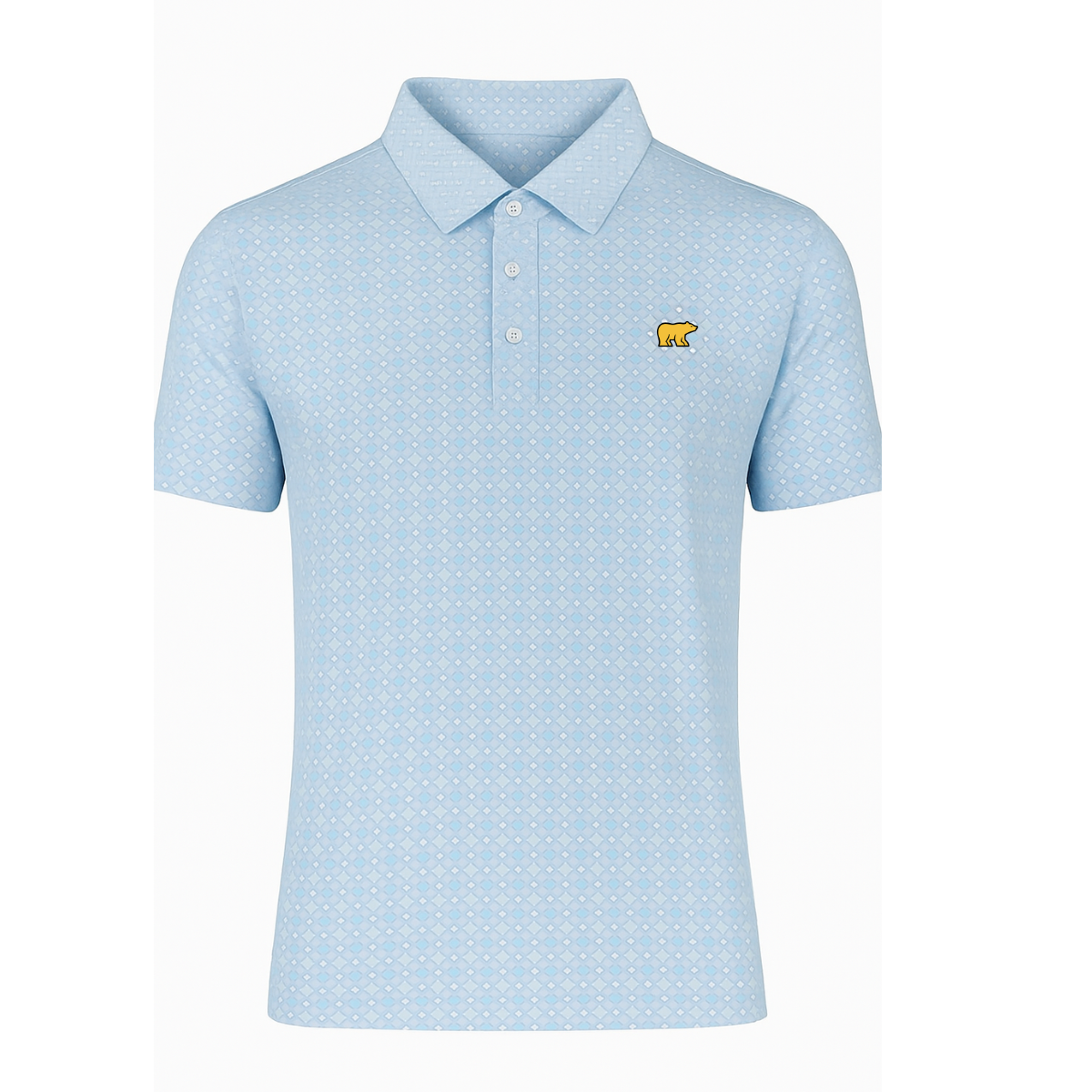 Jack Nicklaus Men's Sky Blue Golf Polo T-Shirt