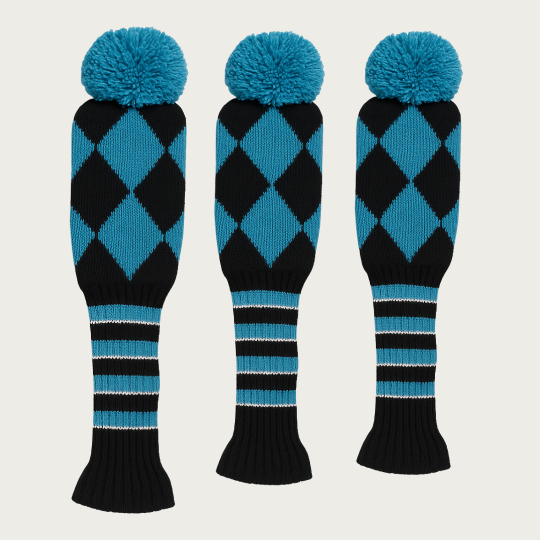 GolfBasic Knitted Head Covers (Set of 3 pcs)
