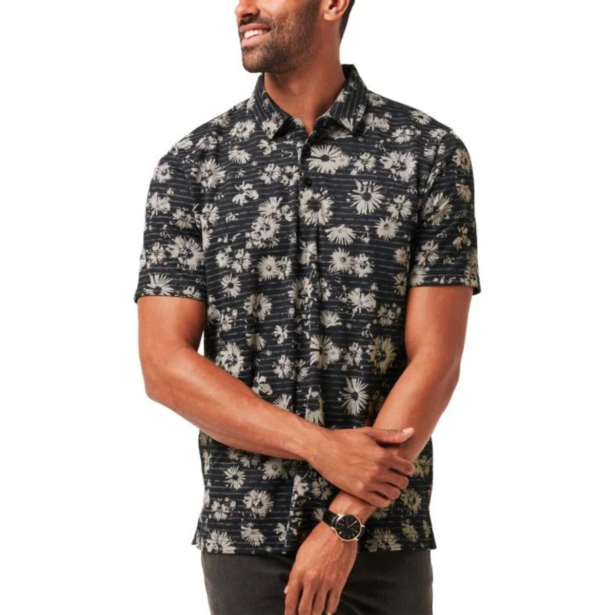 Travis Mathew Men's Shaded Grove Golf Polo (US Size)