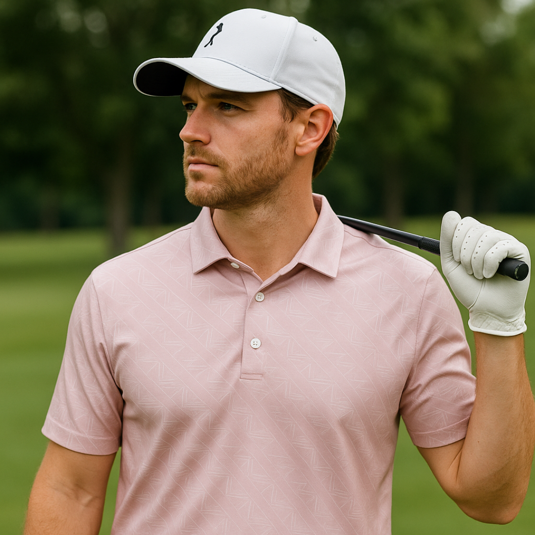 Jack Nicklaus Men's Vector Wave Golf Polo T-Shirt