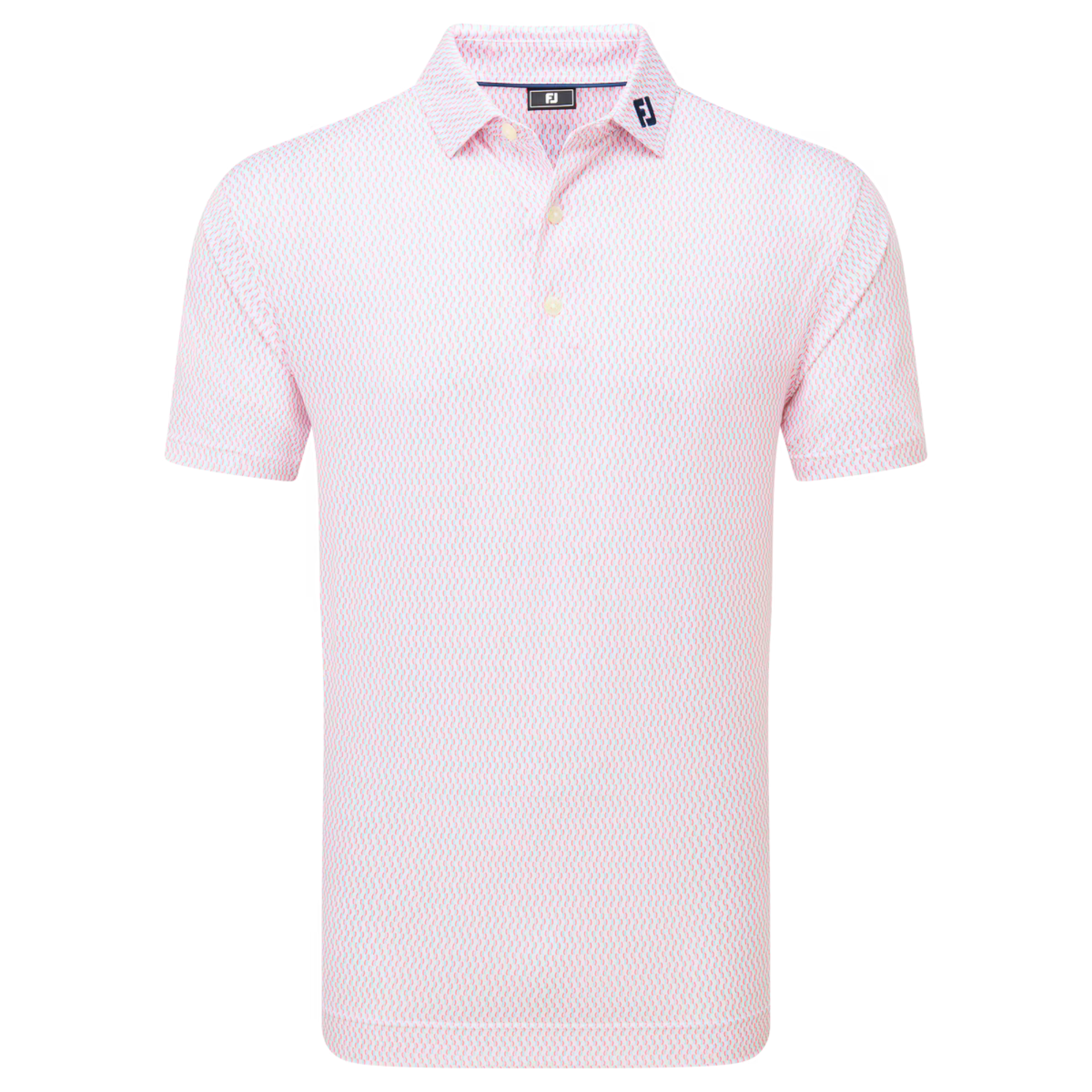 FootJoy Men's Wiggle Print Golf Polo T-Shirt