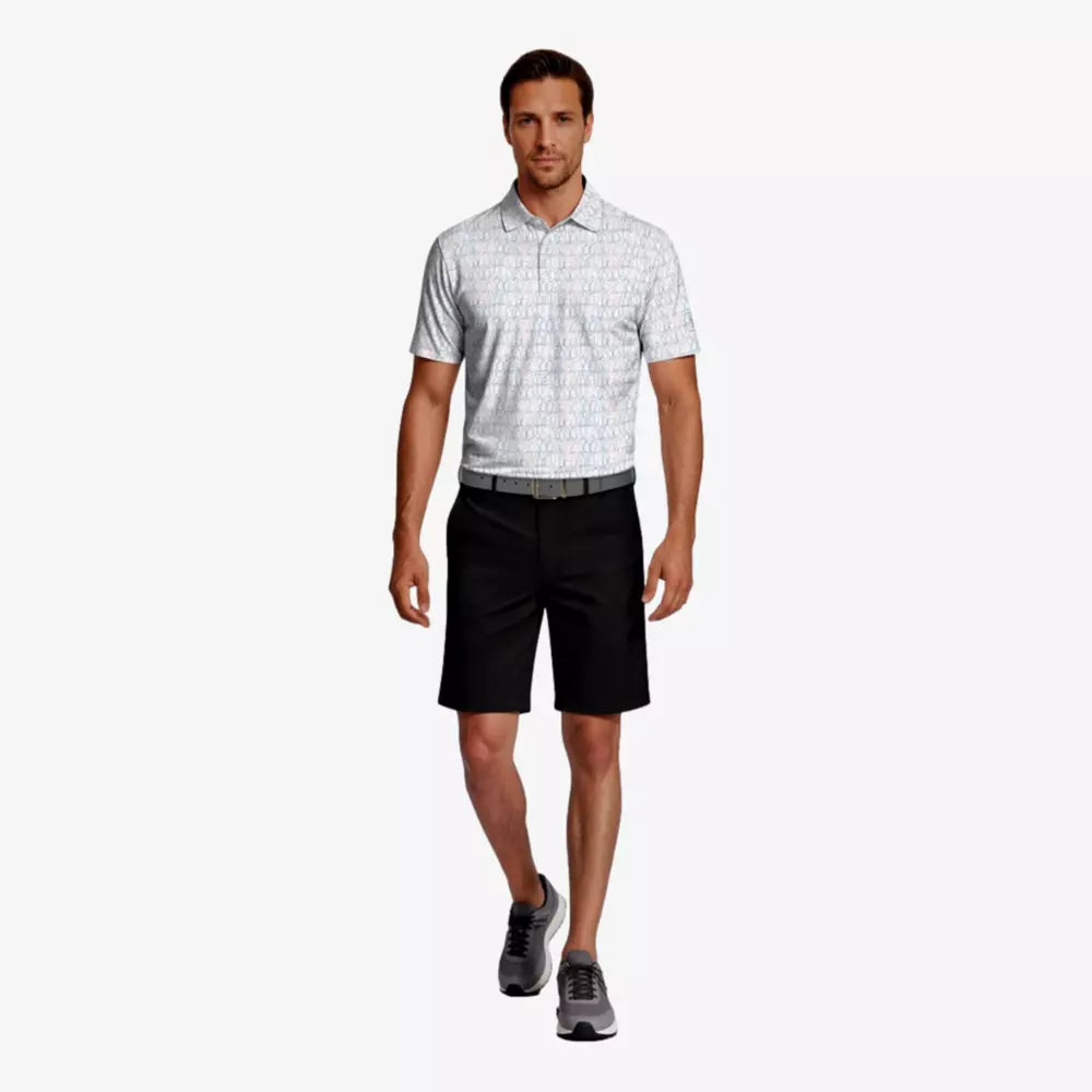 PGA Tour Linear Cocktail Printed Men's Golf Polo T-Shirt