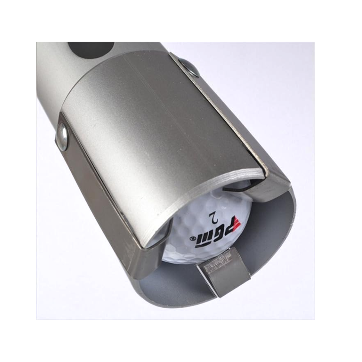 GolfBasic Shag Bag golf ball collector side view