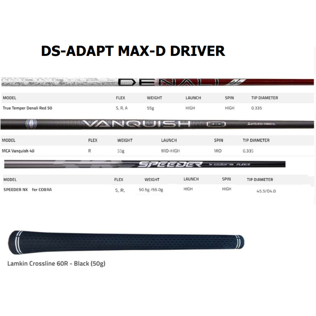 Cobra DS-Adapt Max-D Driver