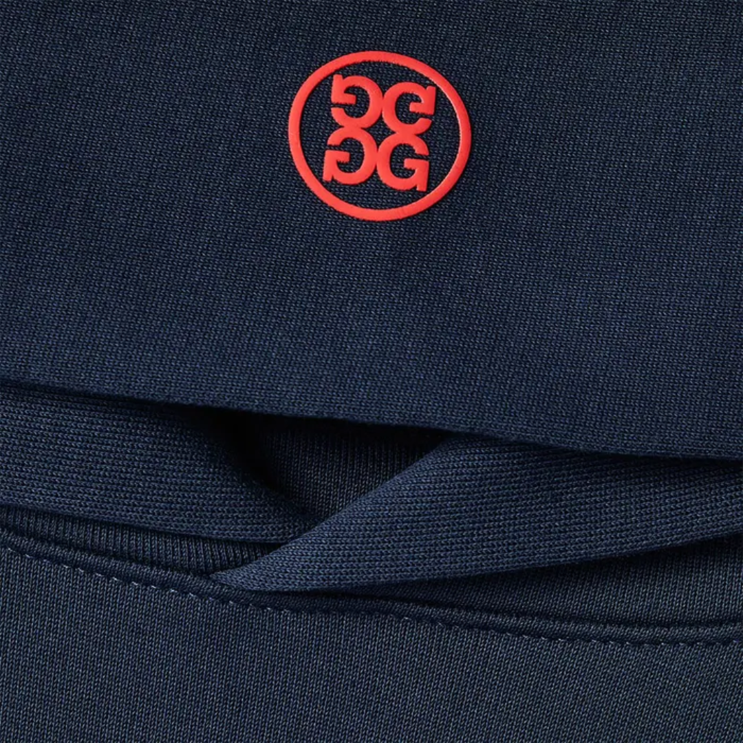 G/FORE Coordinates Oversized French Terry Golf Unisex Hoodie - Twilight