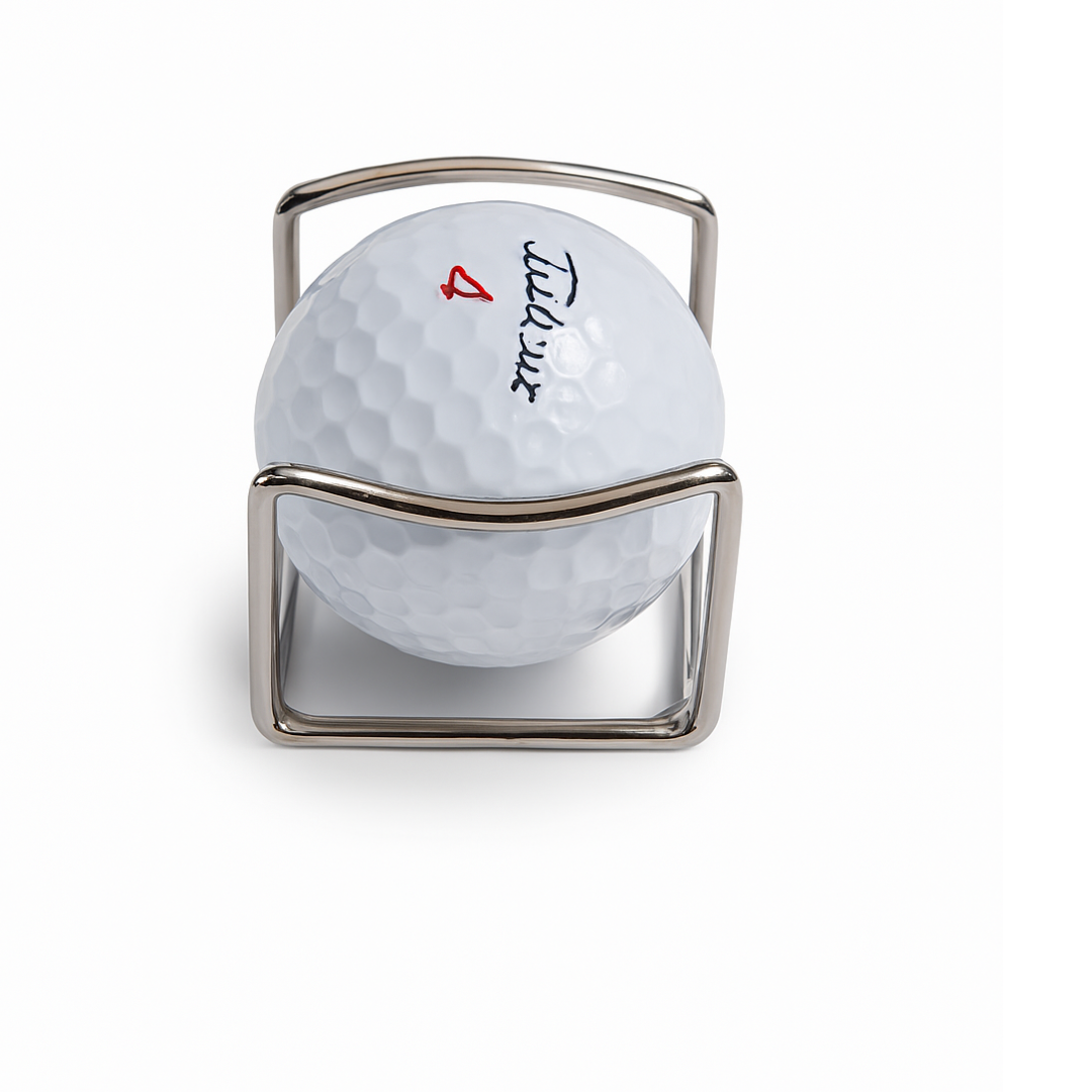 GolfBasic Ball Holder Metal Clip (Pack of 2)