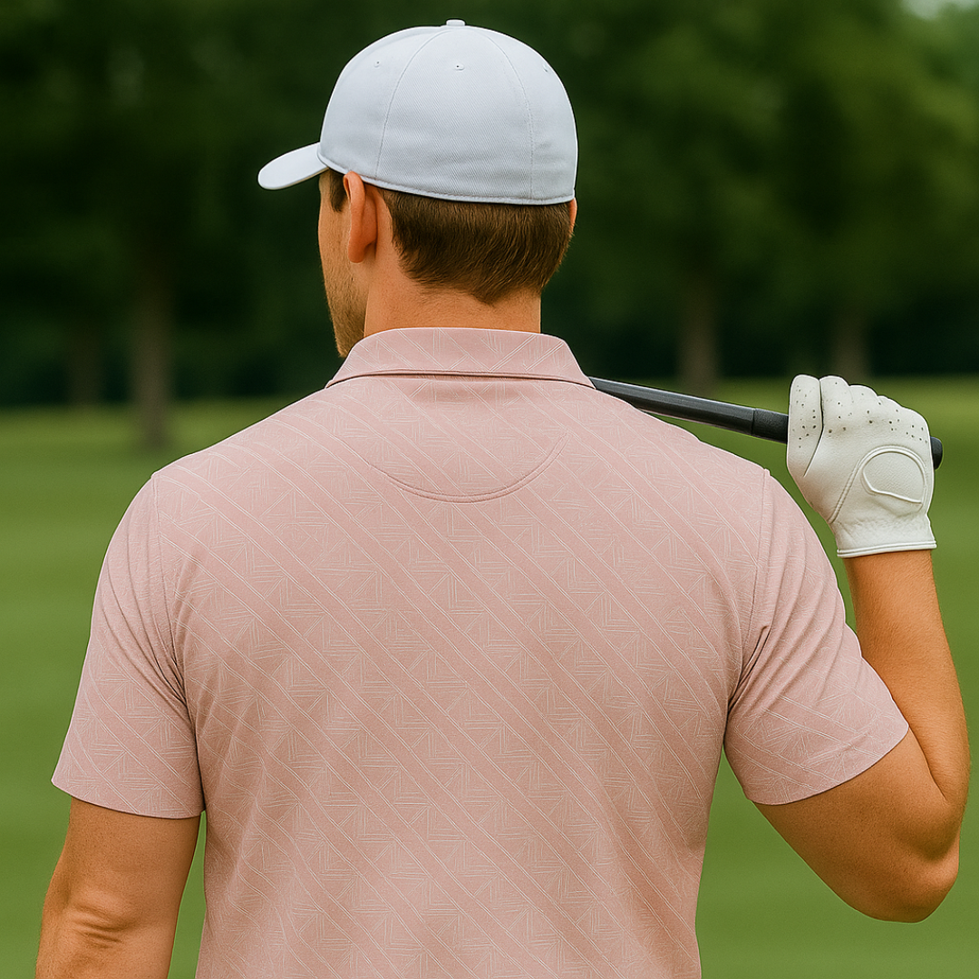 Jack Nicklaus Men's Vector Wave Golf Polo T-Shirt