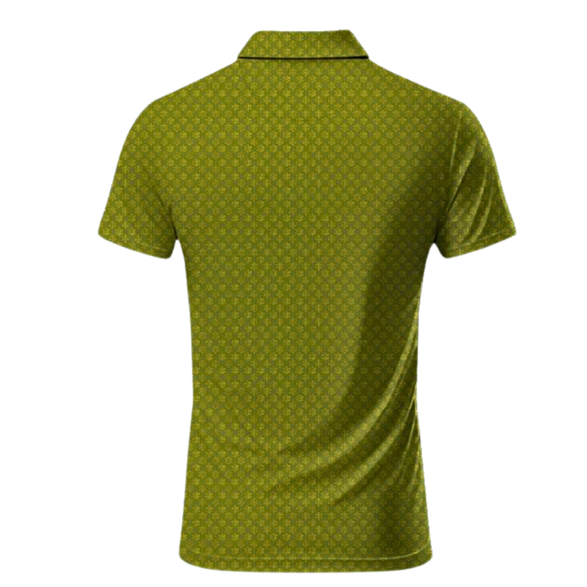 Jack Nicklaus Men's Snowflake Leaf Designs Golf Polo T-Shirt