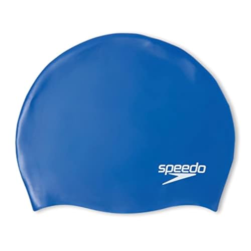 Speedo unisex Kids Plain Moulded Silicon Swim Cap