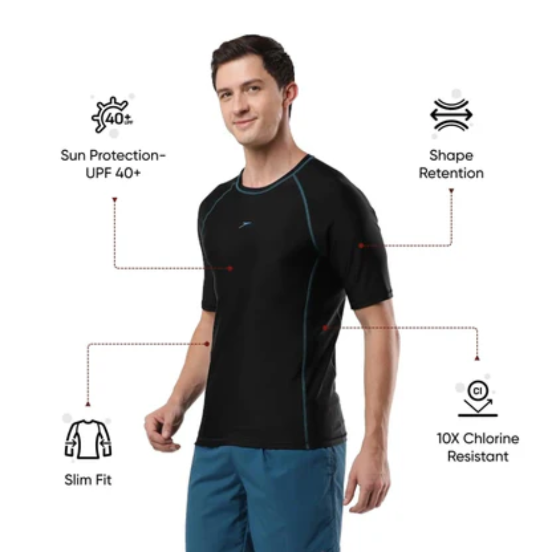 Speedo Men's Endurance10 Short Sleeve Sun top