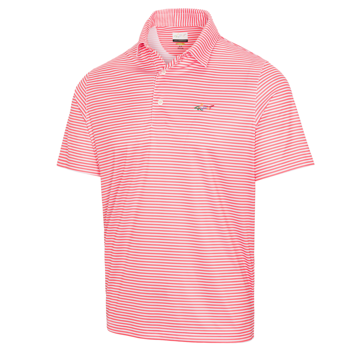 Greg Norman Men's Classic Bar Stripe Polo T-Shirt (US Size)