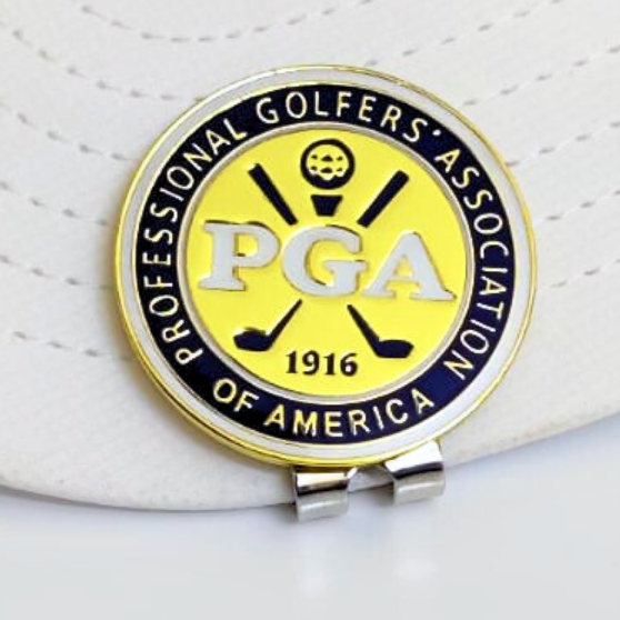 GolfBasic PGA Ball Marker & Magnetic Cap Clip