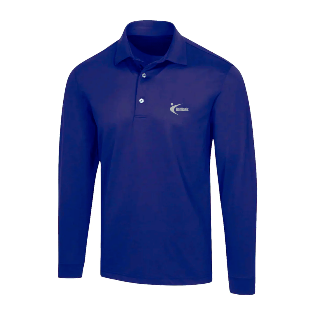 GolfBasic Men's Long Sleeves Polo T Shirt  (Indian Size)