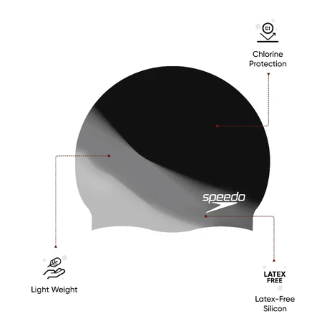 Speedo Adult-Unisex Multi Colour Silicone Cap