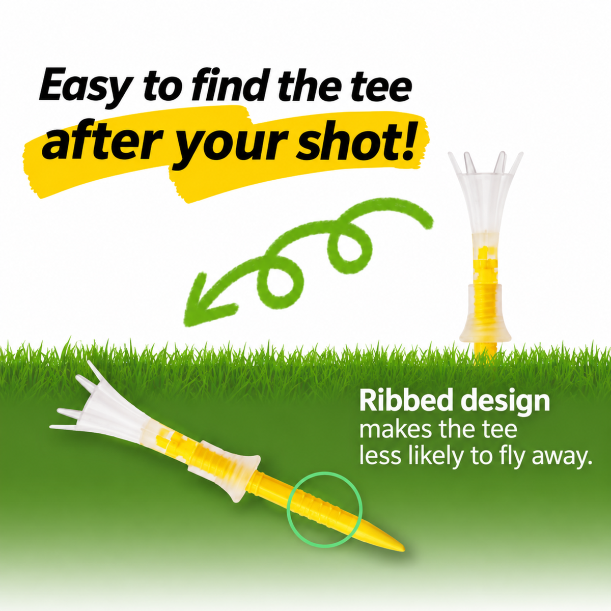 Daiya Tomahawk Golf Tees Long Short (42 & 80 mm)