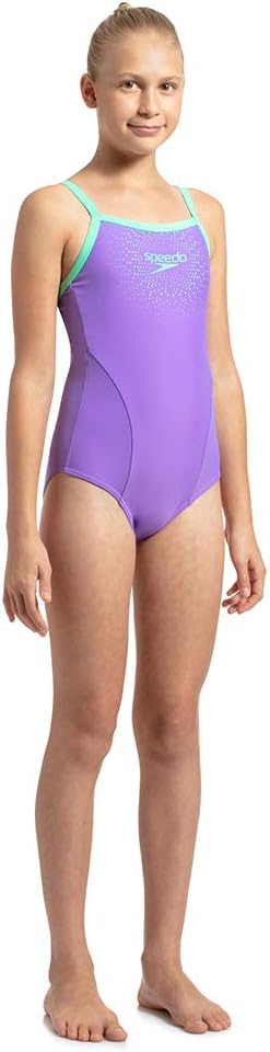 Speedo Thinstrap Muscleback One-Piece For Girls