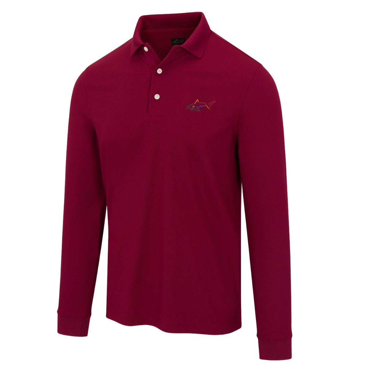 Greg Norman Long Sleeve Polo T-Shirt (US Size)