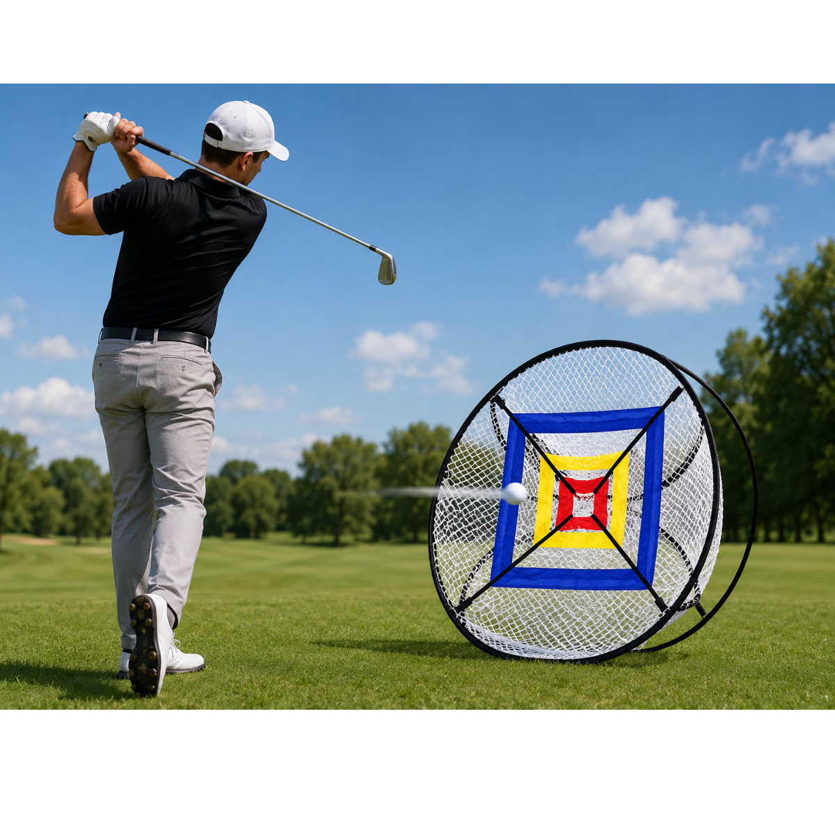 GolfBasic Pop-Up Golf Chipping Practice Net
