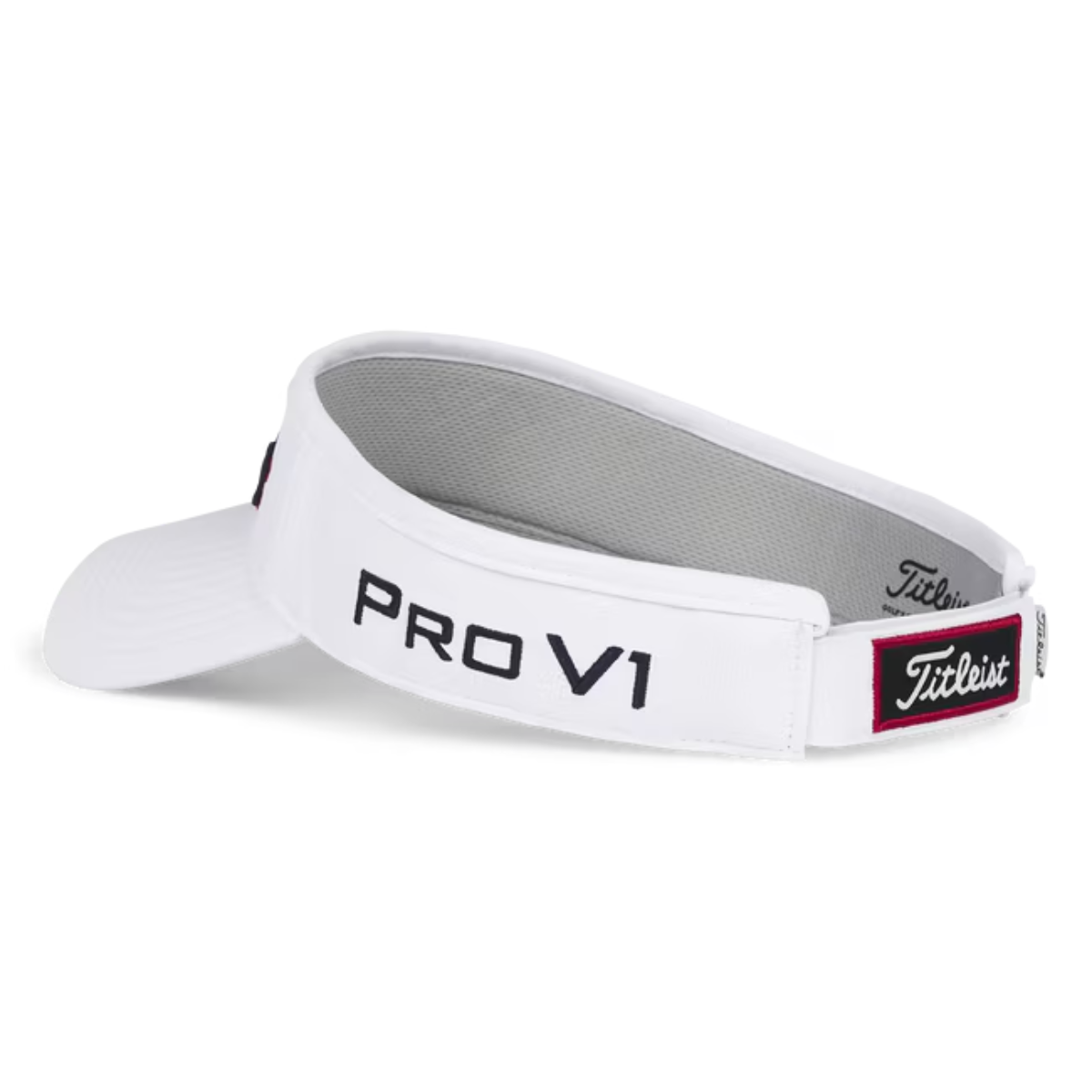 Titleist Men's Tour Performance Adjustable Visor -White