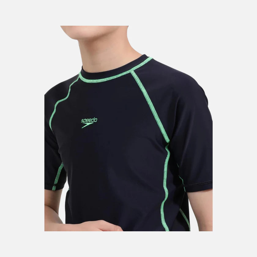 Speedo Boy's Endurance 10 Short Sleeve Suntop