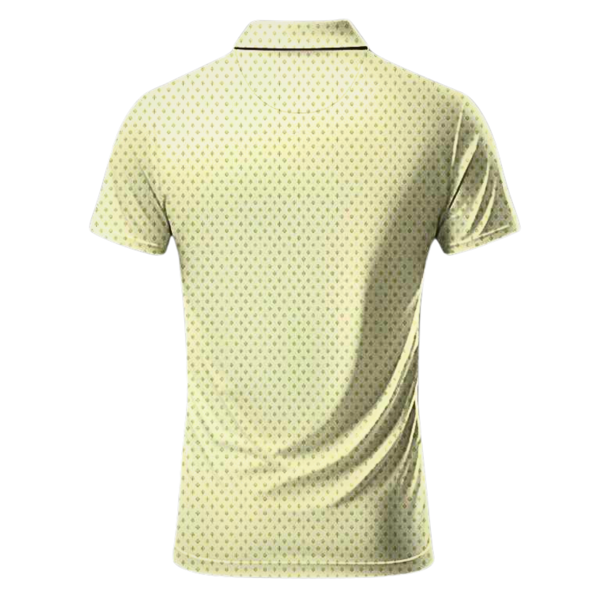 Jack Nicklaus Men's Green Leaf Pattern Golf Polo T-Shirt