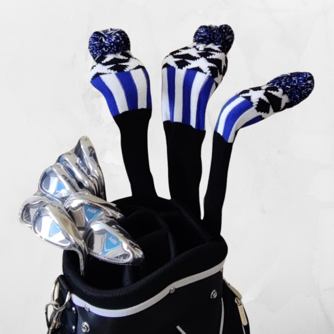 GolfBasic Star Knitted Head Covers (Set of 3 pcs)