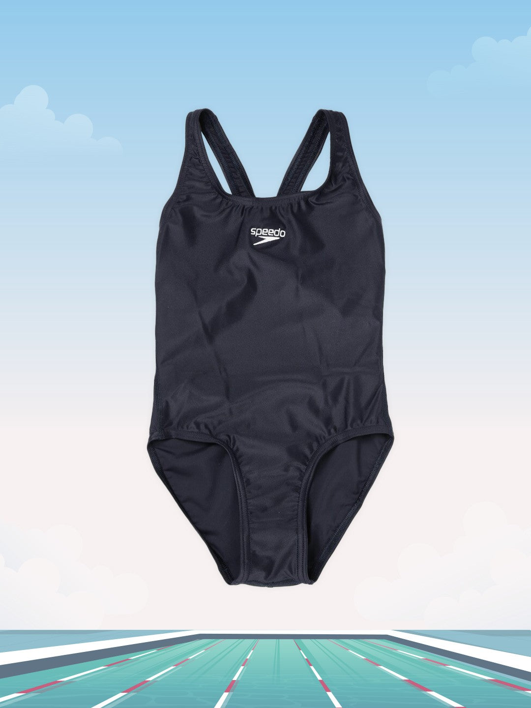 Speedo Girls Navy Swimsuit