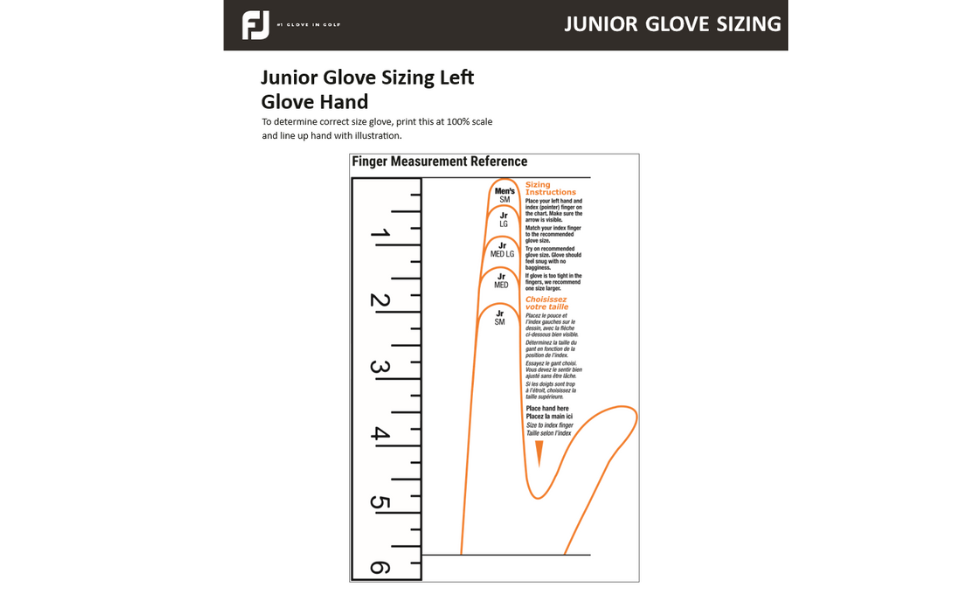 FootJoy Junior's Golf Glove - Left Hand