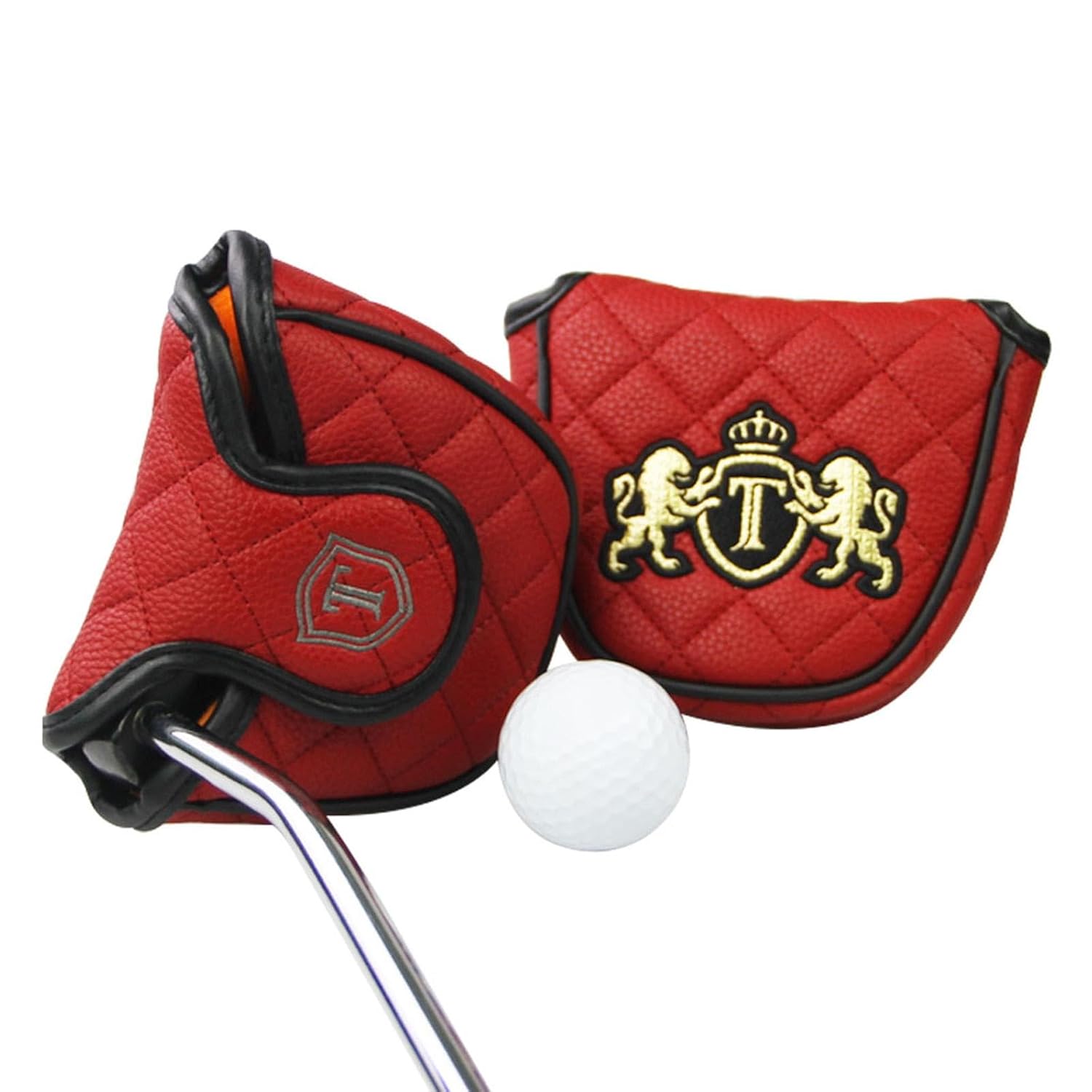 GolfBasic Lion & Crown Mallet Putter Head Cover