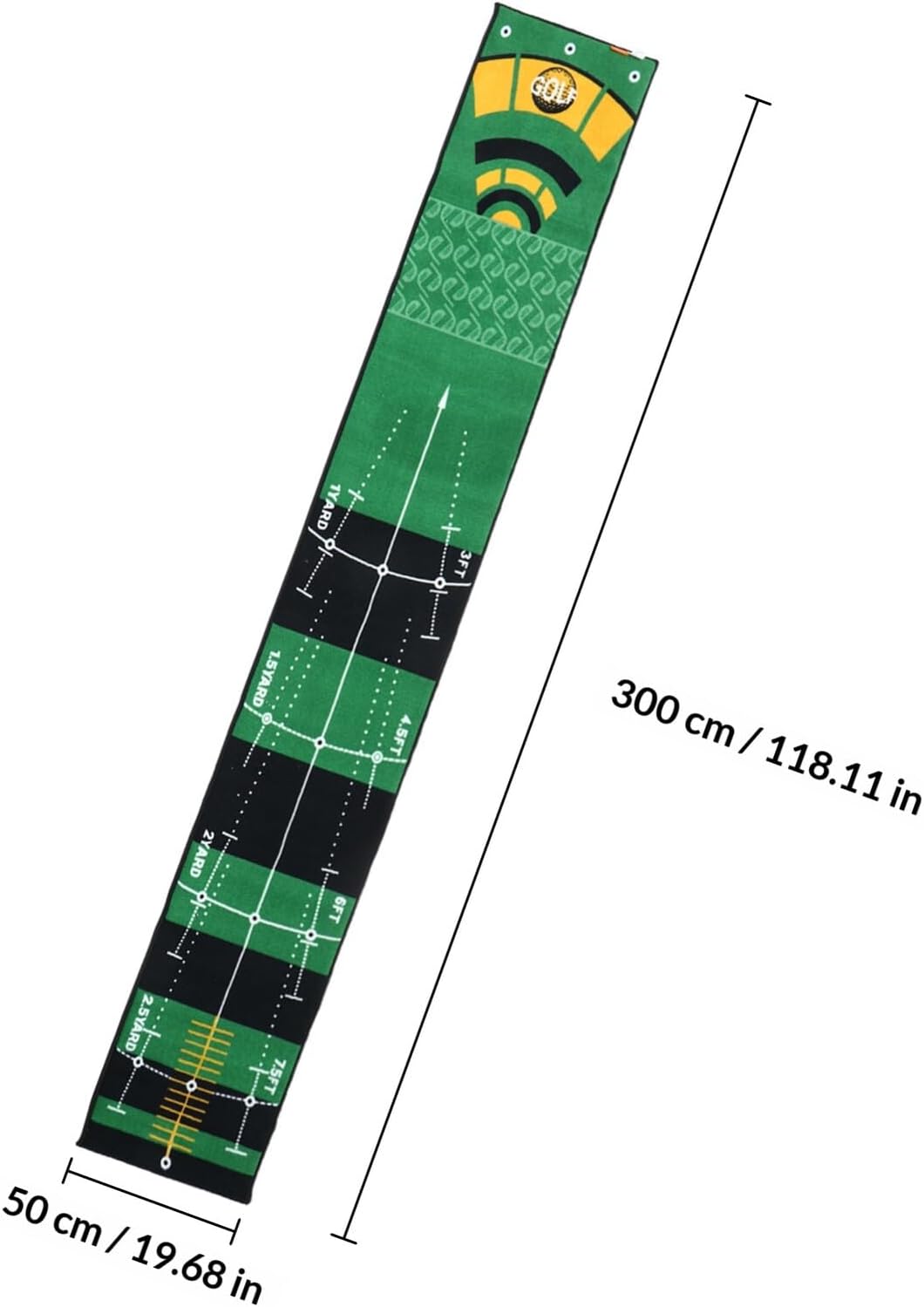 GolfBasic PrimePutt 3.0 Golf Putting Mat