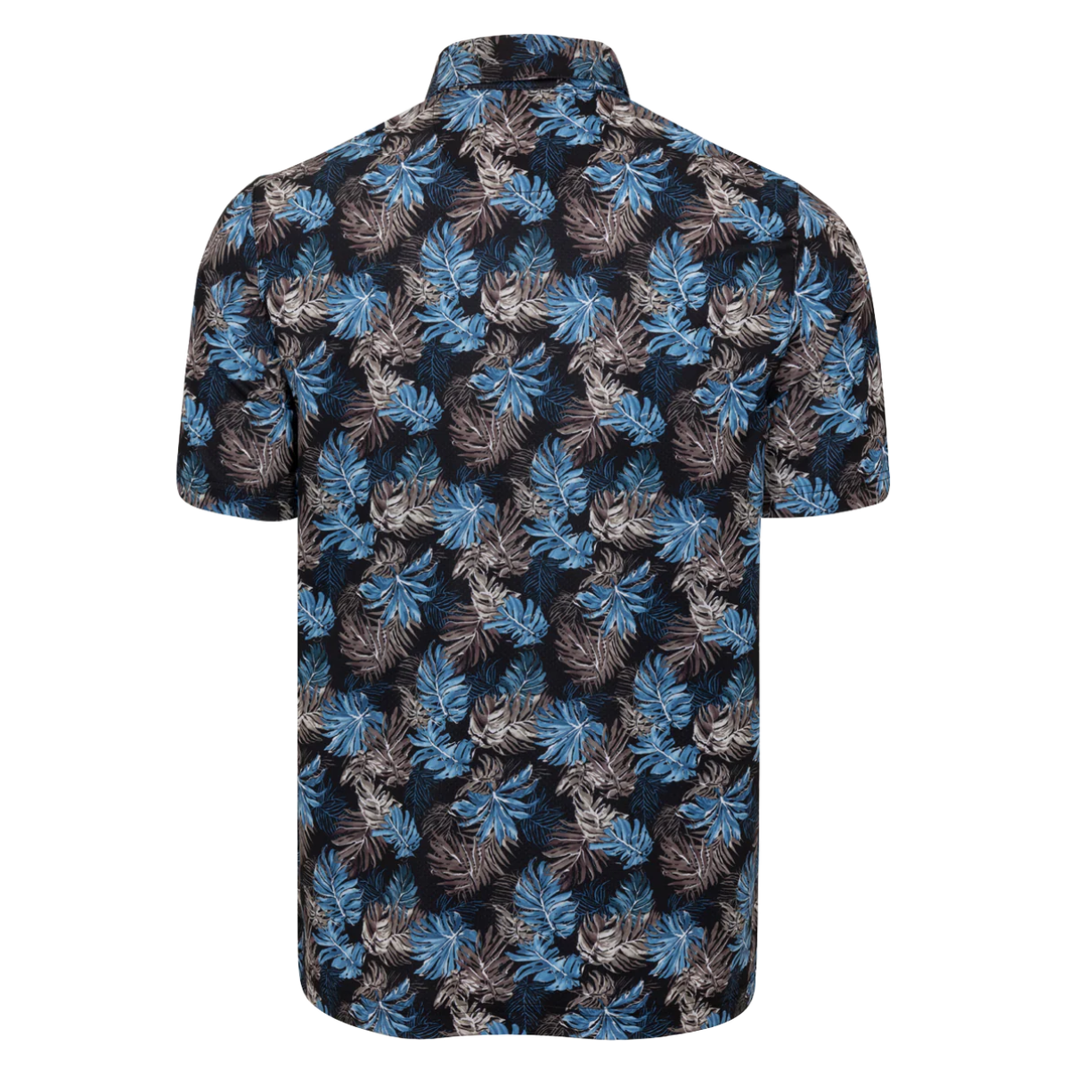 Greg Norman ML75 Leaf Printed Golf Polo for Men (US Size)