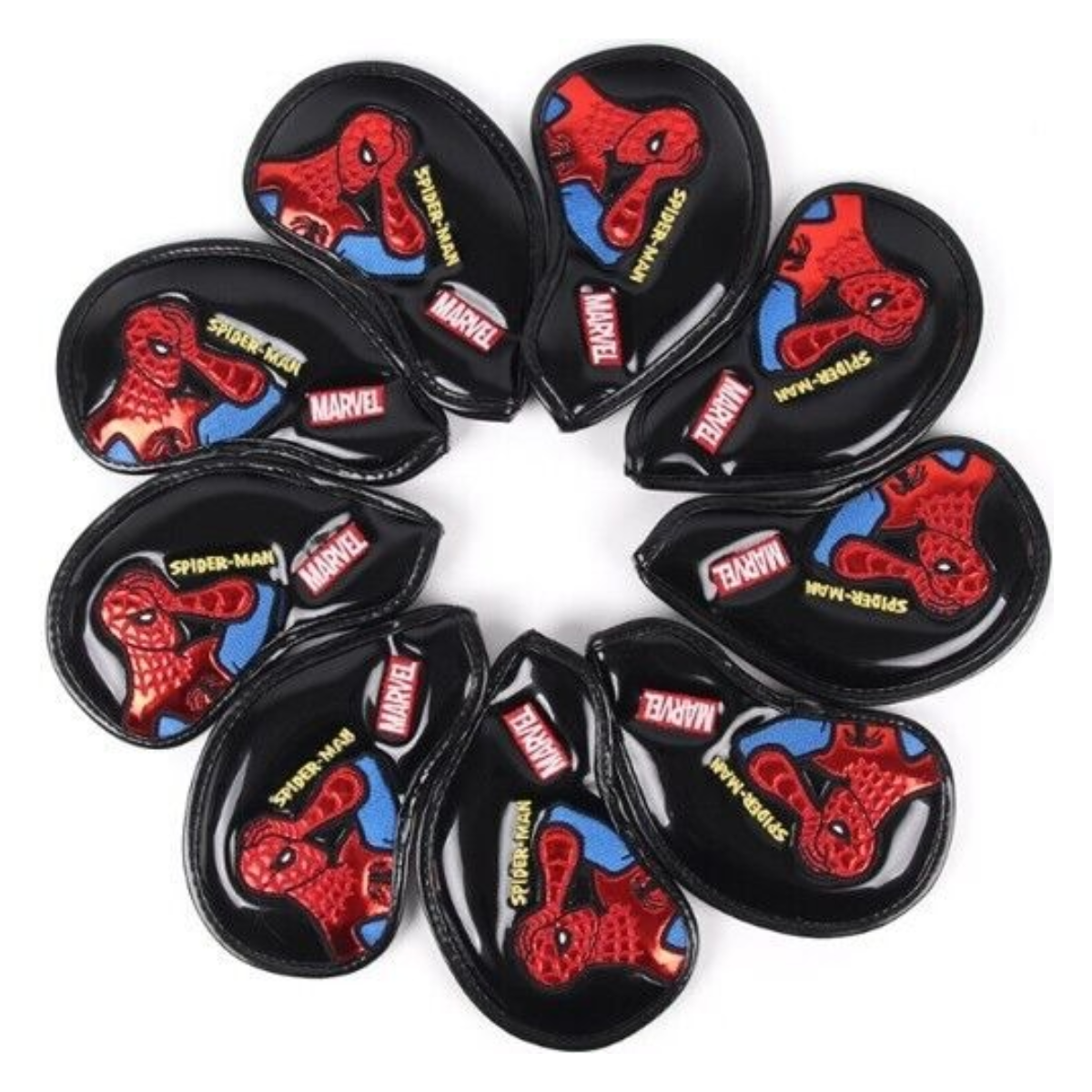 Volvik Marvel Spider Man Iron Face Covers (9 pcs Set)