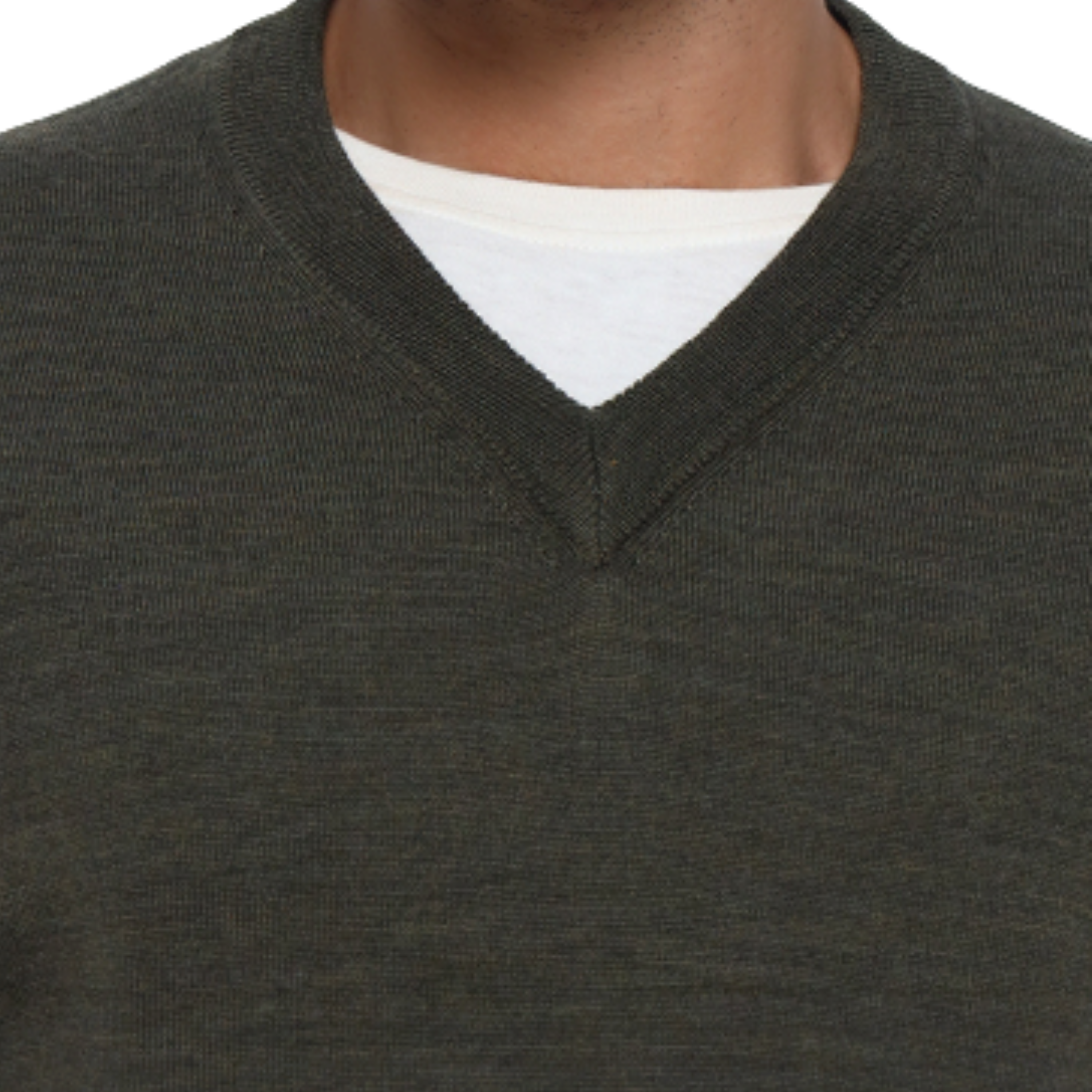 Jack Nicklaus Men’s Classic V-Neck Merino Wool Heather Sweater Vest