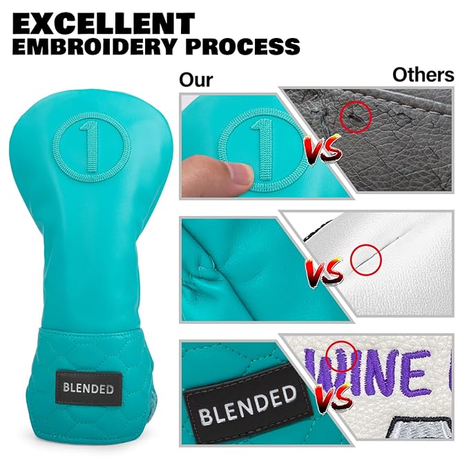 GolfBasic Frost Line Golf Headcover Set
