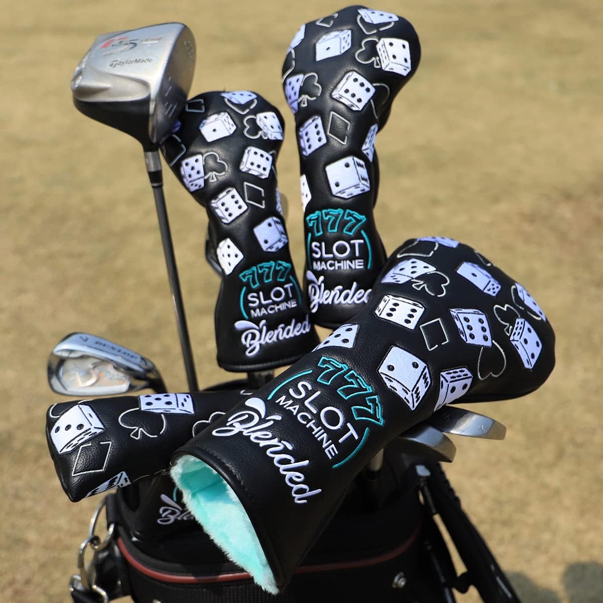 GolfBasic Lucky 777 Golf Headcover Set