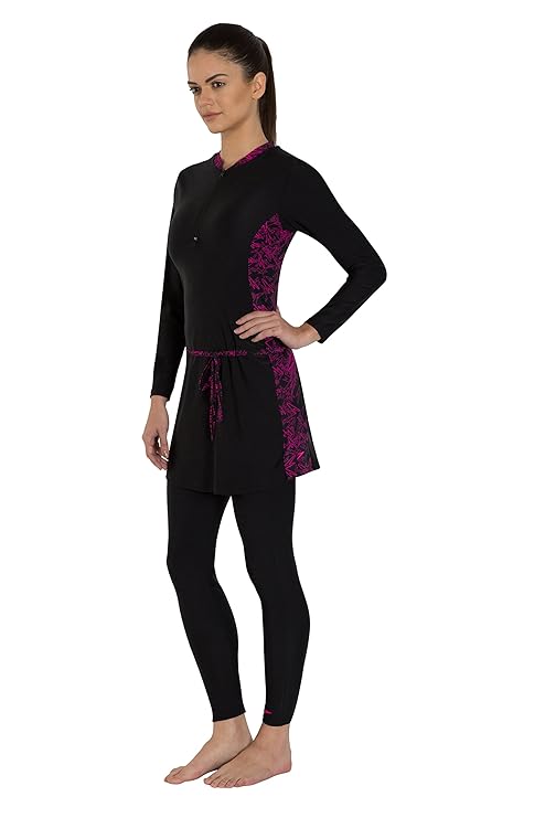 Speedo Women's Endurance10 Printed Two Piece Full Bodysuit Swimwear