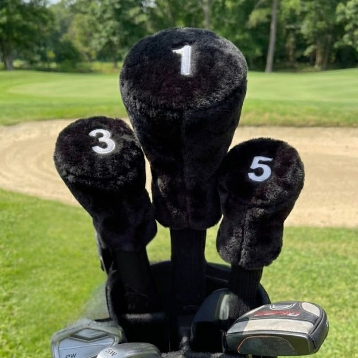 Penguin Fur Head Cover (set of 3 pcs)