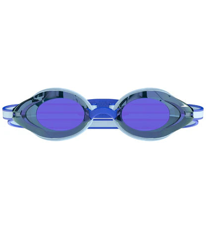 Speedo Unisex Adult Vanquisher 3.0 Mirror Blue Lens Swim Goggles - Blue